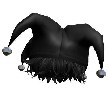 Black Jester Messy Boy Hair