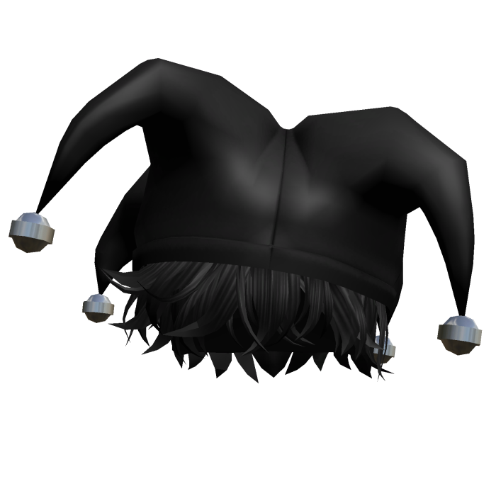 Black Jester Messy Boy Hair