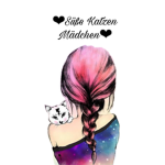 Süße Katzen Mädchen