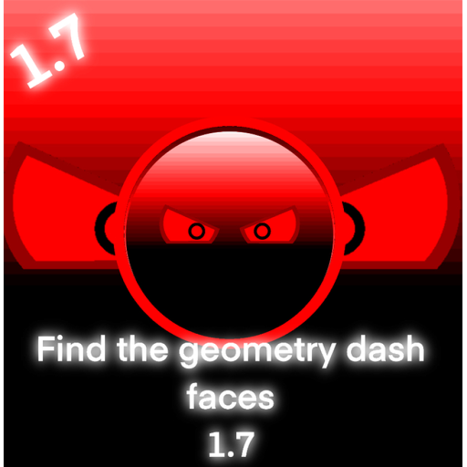 Find the geometry dash faces 1.7 official Roblox game thumbnail