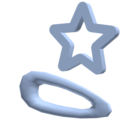 Blue Star Hairclip