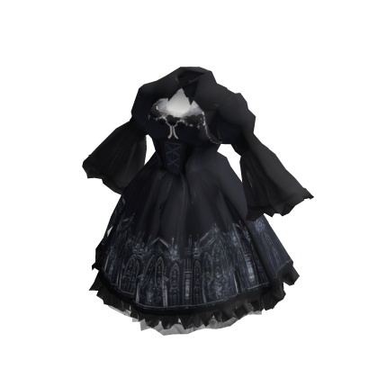 Midnight Cathedral Gothic Gown [PBR]
