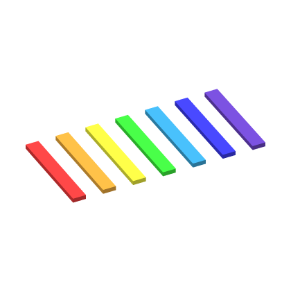 [💎⭐] Rainbow Obby Part Tower Checkpoint Block