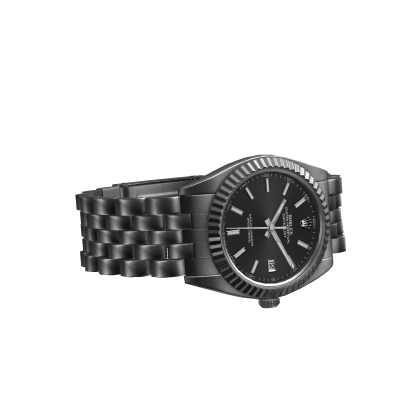 Roblex DateJust w/ Black Dial Luxury Watch [4.0] thumbnail