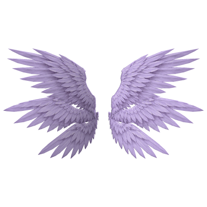 Pastel Purple Seraphim Angel Wings