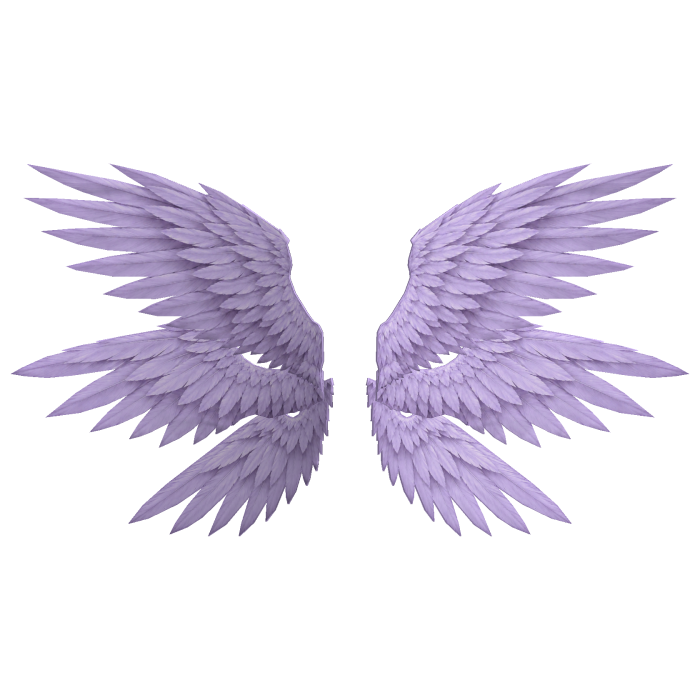 Pastel Purple Seraphim Angel Wings