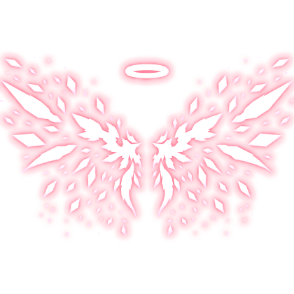 [EMISSIVE] Glowing Crystal Wings and Halo Roblox item