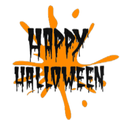 Happy Halloween [transparent] Roblox decal