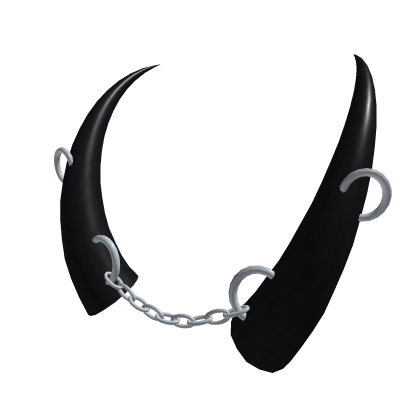 Y2K Pierced Black Horns