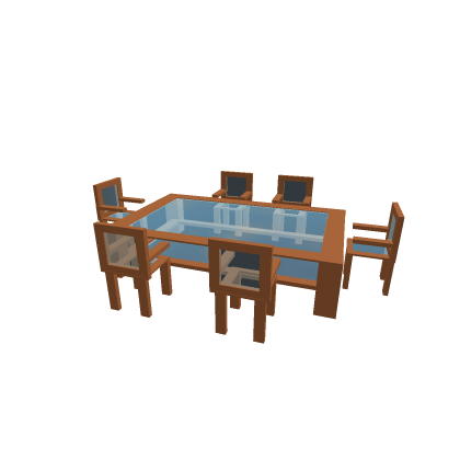 Full Glass Table set