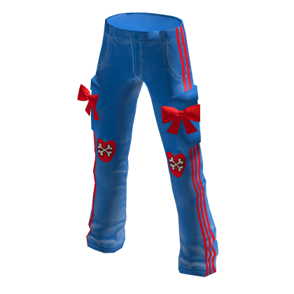 Phat Kandi Blue Cargo Trousers