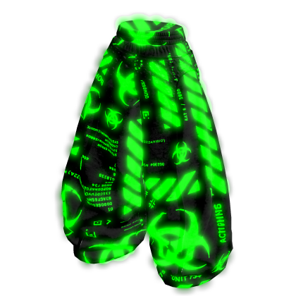 [GLOWING] Toxic Jumper Emissive Baggy Pants