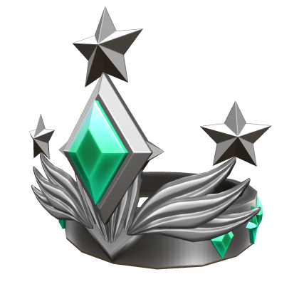 Teal Sovereign Ruby Crown Roblox item