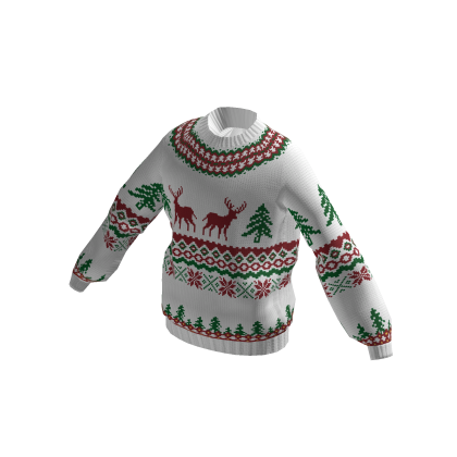 Oversized Christmas Sweater - Deer thumbnail