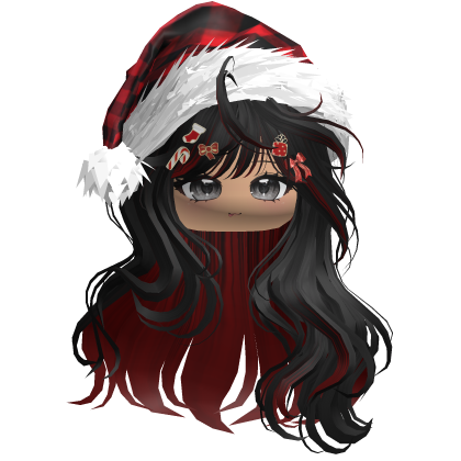 Cute Christmas Waves w/ Charms (Black&Red)