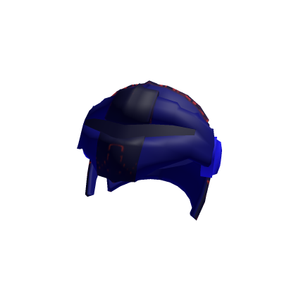 Blue Sci-Fi Helmet