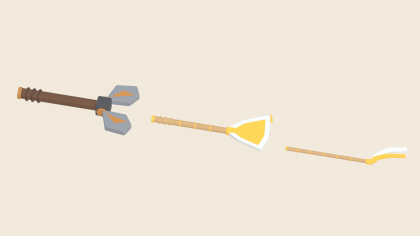 Low Poly Axe Pack x30 Scythe Fantasy Battle preview 5