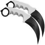 Black & White Dual Karambits