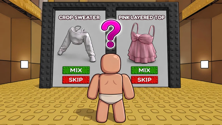 あなたはむしろく：RNGの服装タワー 🎲