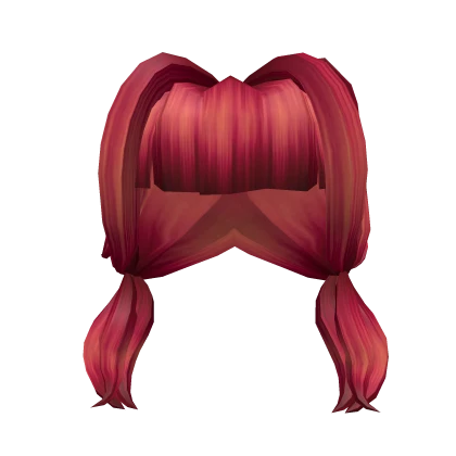 Red Pigtails Roblox item thumbnail