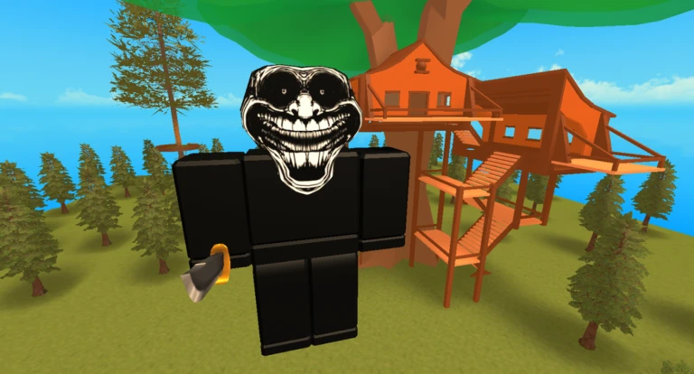 Sobreviva TROLL FACE The Killer! - Roblox