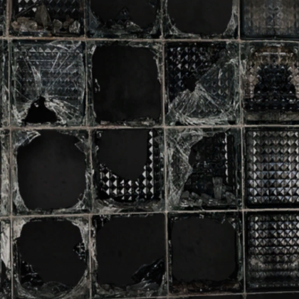 broken factory glass windows