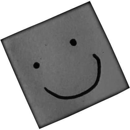 Smile Face Note Black And White