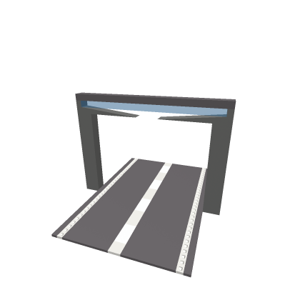 Fixed sign with road