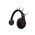 Red Logo Spike Headphones