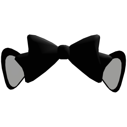 ♡ : cute kitty cat ears with a bow Roblox item