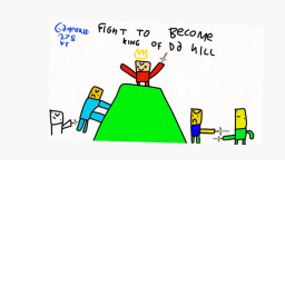 fight to become the king of the hill