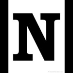 Letter N