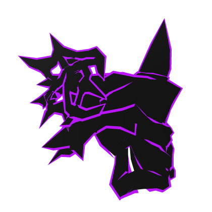 Purple Cartoony Shoulder Armor (Right) Roblox item