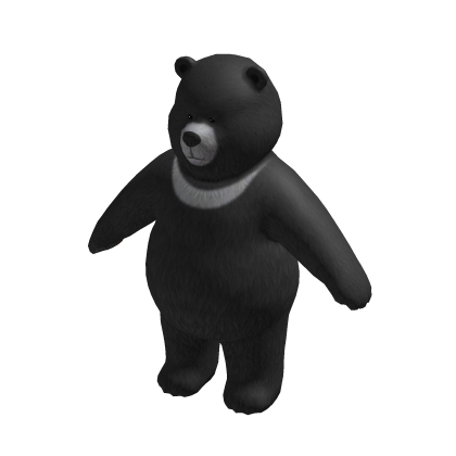 ✨Giant Furry Chibi Plushie Bear Suit Black