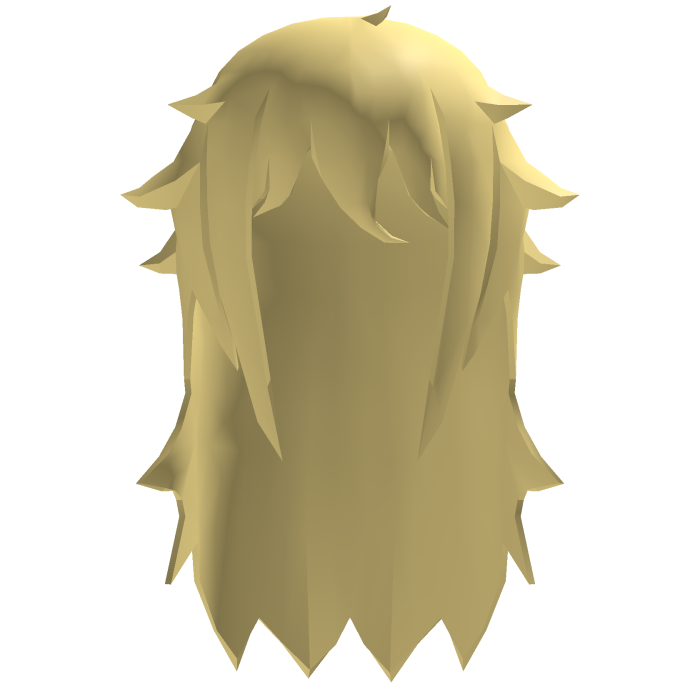 💗Kawaii Low Poly Long Anime Hair Yellow