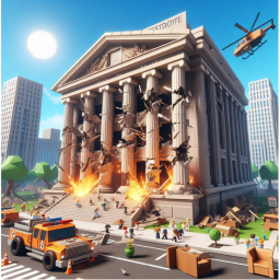 Destroy buildings