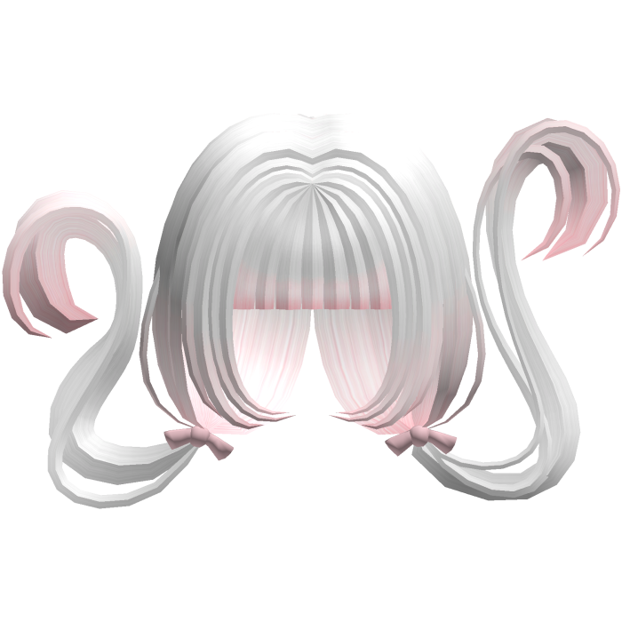white pink spooky halloween floating pigtails