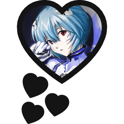 Rei Ayanami Thinking Hearts Neon Genesis NGE