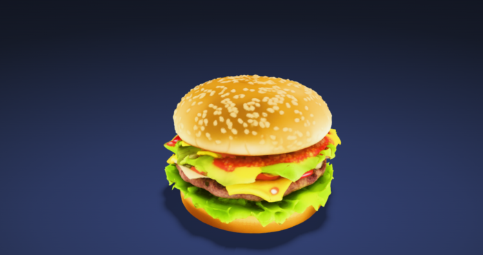 Realistic Burger preview 1
