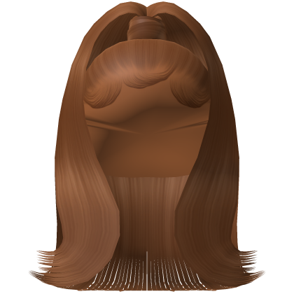 Sleek Flipped Out Ponytail w/ Edges (Ginger)