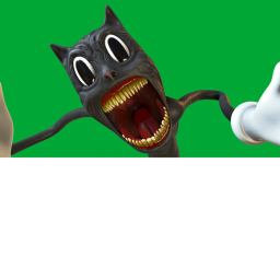 escape cartoon cat to get to the end