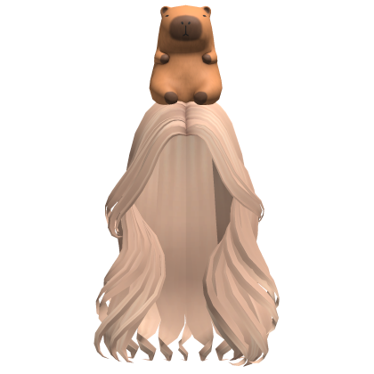 Capybara Wavy Girl Hair (Blonde) Roblox item