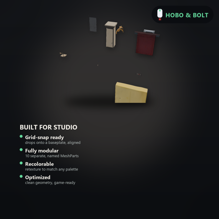 Liminal Horror Pack — Modular Backrooms preview 3
