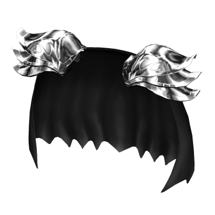 Black and White Cape Shoulder Holy Armor 4/5