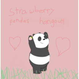strawberry pandas hangout!
