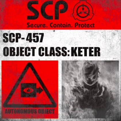 SCP-457 Label