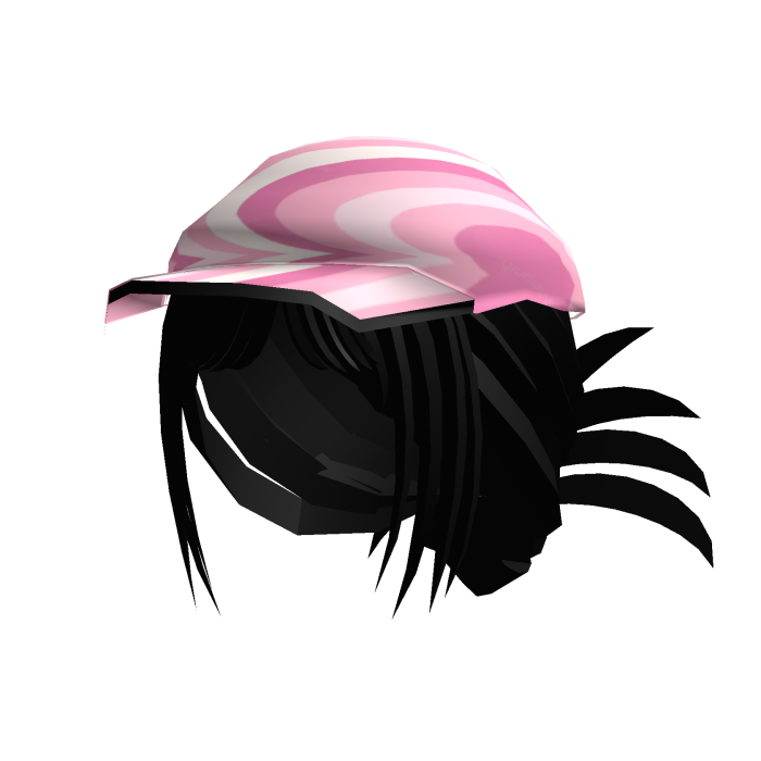 Y2K Spikey black Bun com boné 