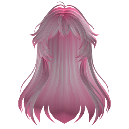 Y2k Preppy Messy Flowy Pink Hair Roblox item