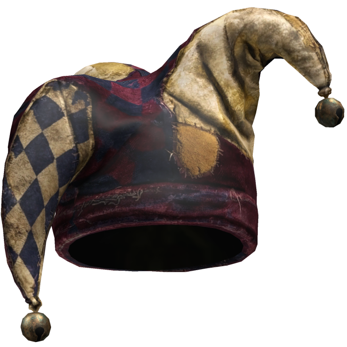 Ivory & Gold Jester Hat