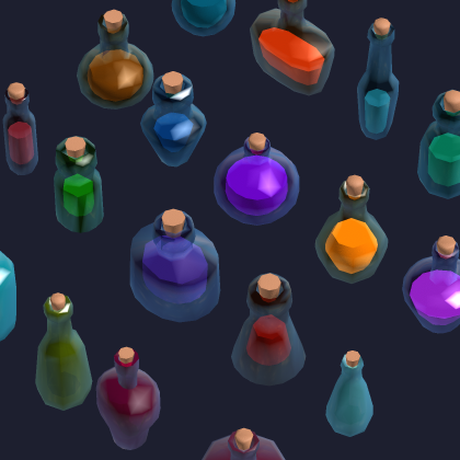 Low Poly Potions Pack